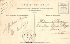 VINTAGE POSTCARD Puy Rules colossal of ND of France