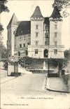 CPA Pau Le Chateau Vu De La Basse Plante