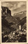 VINTAGE POSTCARD Peyreleau And the Valley Of Jonte