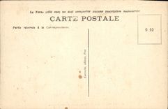 VINTAGE POSTCARD Pau the Fund D' Ossau Seen Of the Royal Place