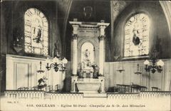 CPA Orleans Eglise St Paul Chapelle De ND des Miracles 