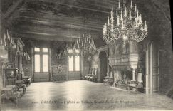 CPA Orleans L'Hotel De Ville Grand Salon De Reception