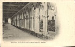 VINTAGE POSTCARD Layered branches Cloister Of Cordelieres Hospital of Cordelieres General hospital West coast