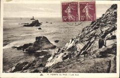 VINTAGE POSTCARD Point Of the Strong current Southern part