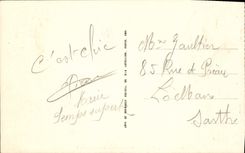 VINTAGE POSTCARD Roscoff House Strapping man