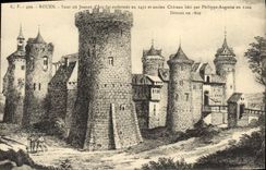 CPA Rouen Tour Ou Jeanne D'Arc Fut Enfermee
