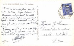 MODERN CARD Rocamadour View