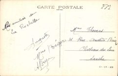VINTAGE POSTCARD Station Of the La Rochelle