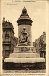 CPA Reims Esplanade Ceres Monument aux infirmieres de la grande guerre Militaria 