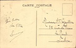 CPA Reims Rue Libergier Vers La Place Du Parvis