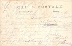 VINTAGE POSTCARD the Great War Bombardment Of Rheims the Ruins Boulevard Militaria Monday