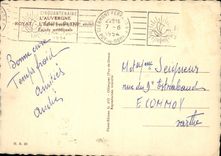 VINTAGE POSTCARD Auvergne Royat the Church