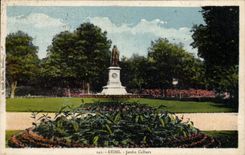 CPA Reims Jardin Colbert