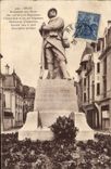 CPA Reims Monument Aux Morts Militaria