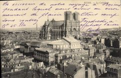 CPA Reims La Cathedrale