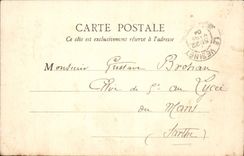 VINTAGE POSTCARD Castle Of Rambouillet And Jardins