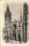 CPA Rouen La Cathedrale
