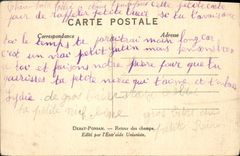 Vuelta de Ponsan del discusión de la POSTAL de la VENDIMIA de los campos