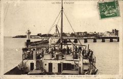 CPA Royan La jetee Bateau