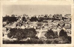 CPA Carolles Plage Vue Generale Des Villas De La Plage