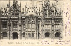 CPA Rouen La Tourelle Du Palais De Justice