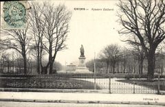 CPA Reims Square Colbert
