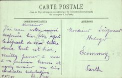 VINTAGE POSTCARD Rennes Quay Dugnay Trouin And the Unpleasant one