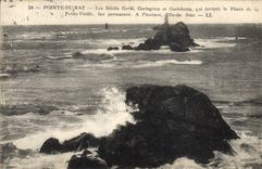 CPA Pointe Du Raz Les Recifs Gorle Gorlegriez Et Gorlebetta