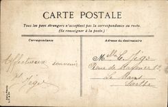 VINTAGE POSTCARD Rennes Places Palate Street Rourbon