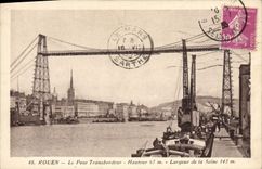 CPA Rouen Le Pont Transbordeur 