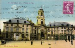 CPA Rennes L'Hotel De Ville