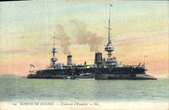 CPA Marine De Guerre Cuirasse d'escadre