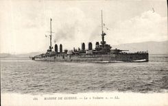 VINTAGE POSTCARD Navy the Voltaire