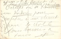 VINTAGE POSTCARD French Navy Leopard