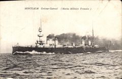 VINTAGE POSTCARD Montcalm Cruiser