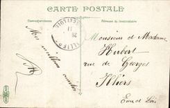 VINTAGE POSTCARD By Heavy sea Back Wind