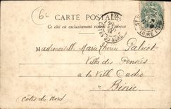 VINTAGE POSTCARD St Nazaire the Armor Admiral paddle leaving the basin