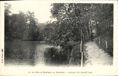 CPA Le Bois de Boulogne en Automne Autour du Grand Lac