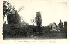 CPA Le Bois de Boulogne en Automne Le moulin de Longchamps