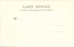 VINTAGE POSTCARD the Bois de Boulogne in Fall the mill of Longchamps