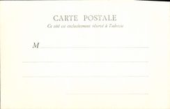 VINTAGE POSTCARD the Bois de Boulogne in Fall the Royal House