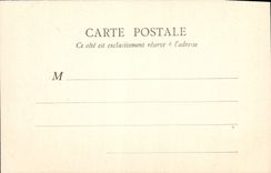 VINTAGE POSTCARD the Bois de Boulogne in Fall the Big lake