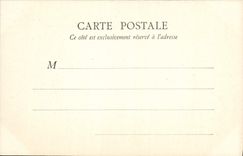 VINTAGE POSTCARD the Bois de Boulogne in Fall Road and Against alley of the large cascade