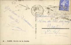 VINTAGE POSTCARD Paris Mill of Wafer