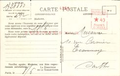 VINTAGE POSTCARD Paris Samantaine