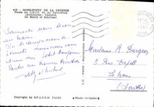 MODERN CARD Round Point of Defense Palate of the CNIT seen of the Earth Full Paris