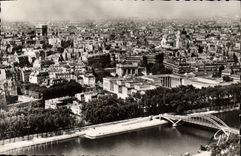 POSTAL MODERNA París y su panorama de las maravillas en París vista de la torre Eiffel