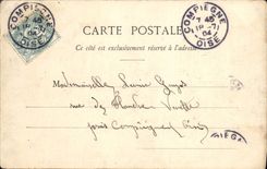 VINTAGE POSTCARD Paris the Country cottage of Touring Club at the Bois de Boulogne