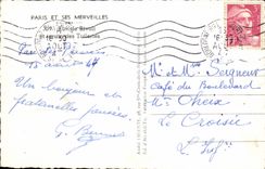 CPM Paris Et Ses Merveilles Rue de Rivoli Jardin des Tuileries