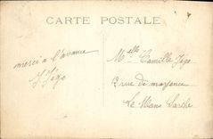 VINTAGE POSTCARD Paris Louvre And the Carousel